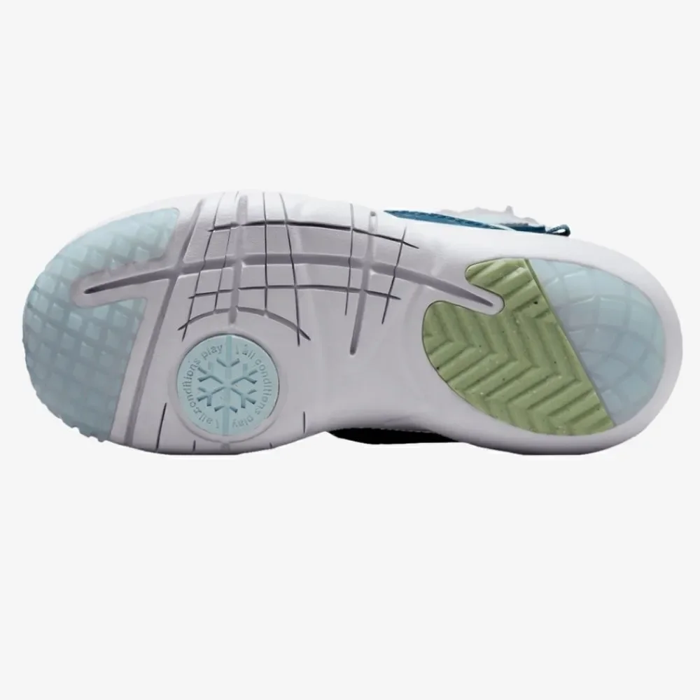 Nike Flex Advantage SE Boots • Sizes 13.5, 1, 2 Kids Shoes • Blue / Silver • New